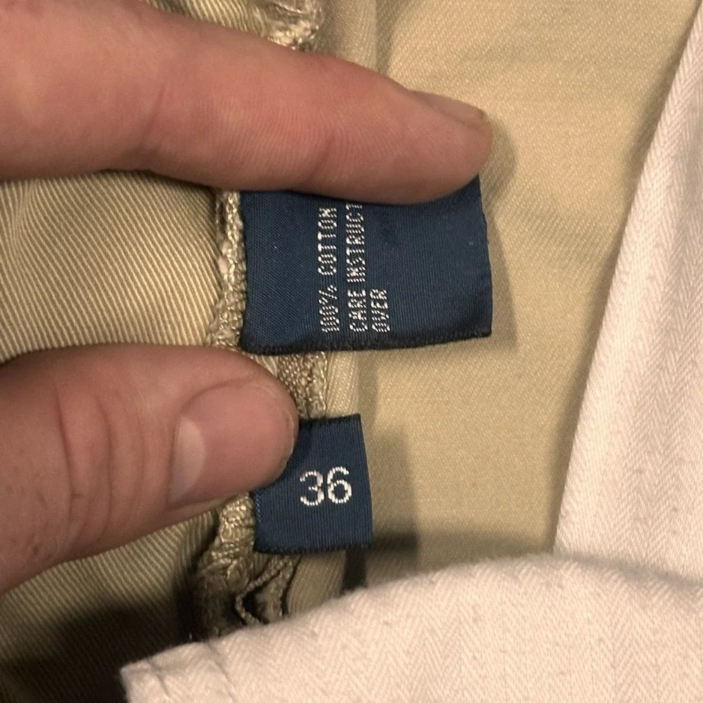 Polo Ralph Lauren Prospect Shorts Mens 36 Khaki Chino Cotton Preppy Classic Fit